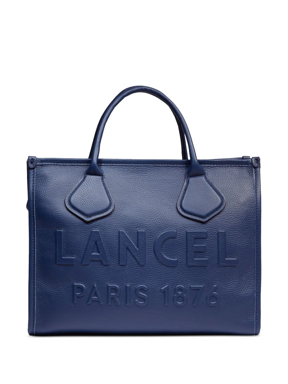 Lancel Jour de kleine leren shopper Blauw