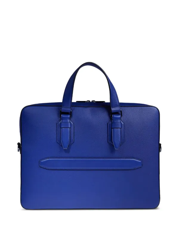 Lancel Charlie De Lancel Briefcase Blue FARFETCH AO