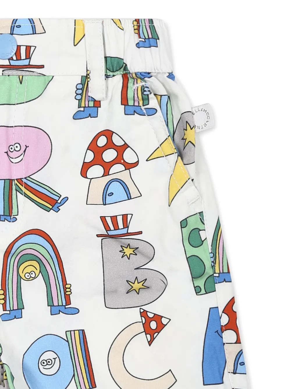 Stella McCartney Kids Shorts met print Wit