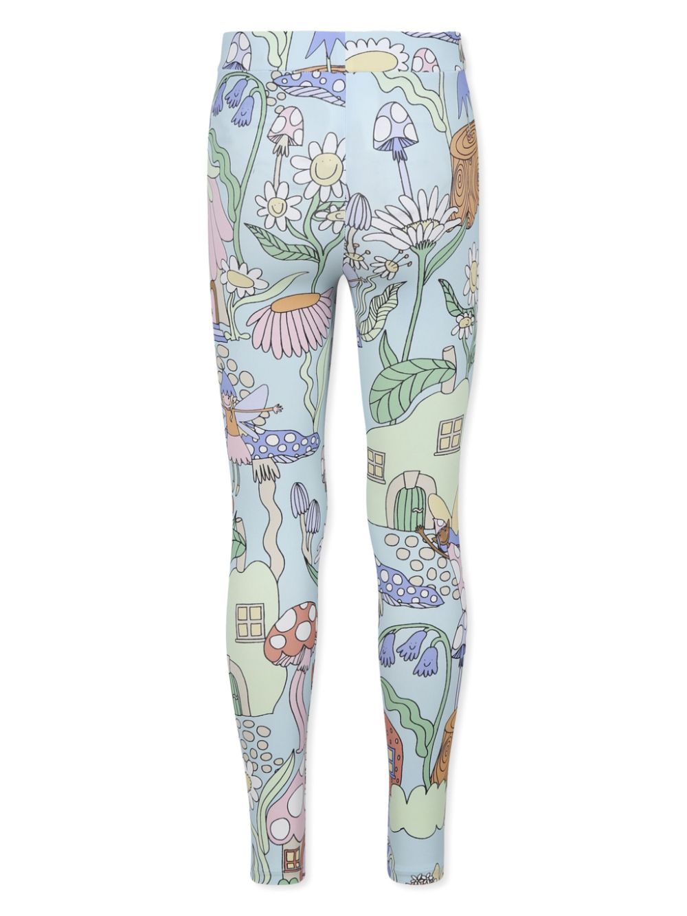 Stella McCartney Kids graphic-print leggings - Blauw