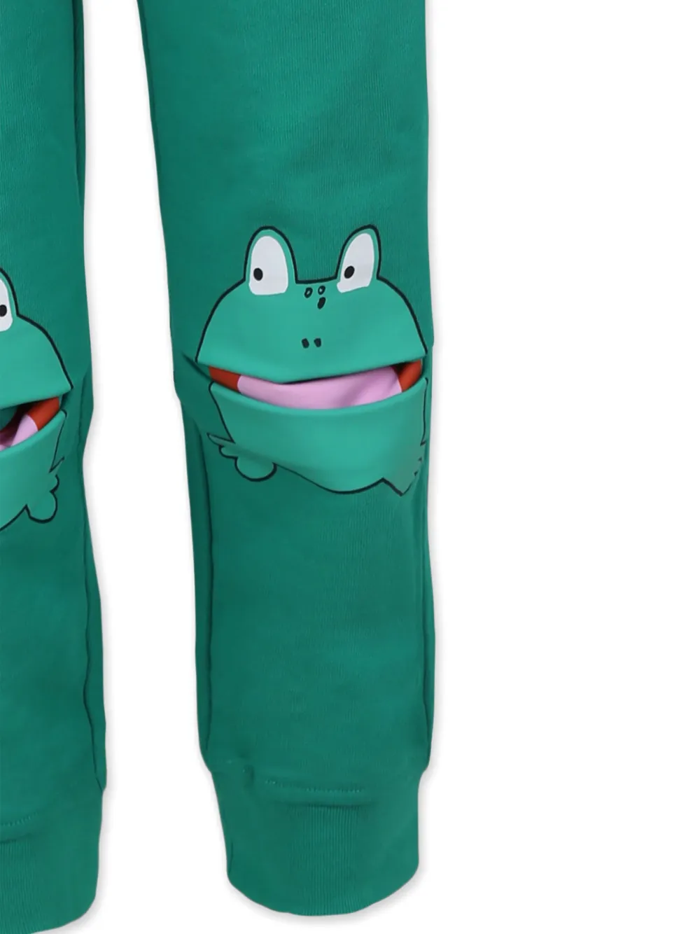 Stella McCartney Kids Trainingsbroek met kikkerprint Groen