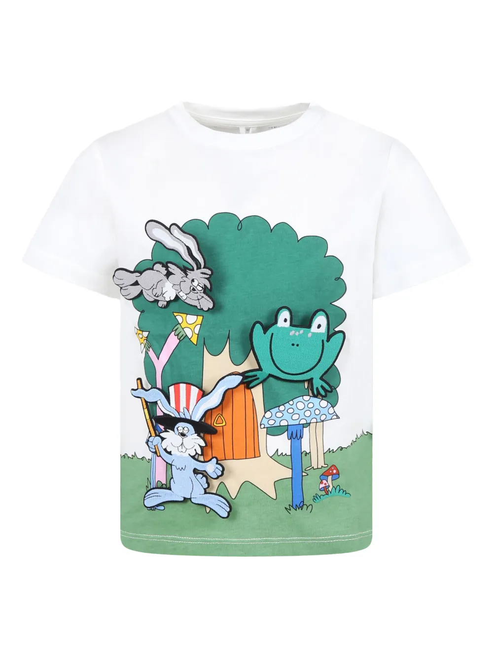 Stella McCartney Kids printed T-shirt - Bianco