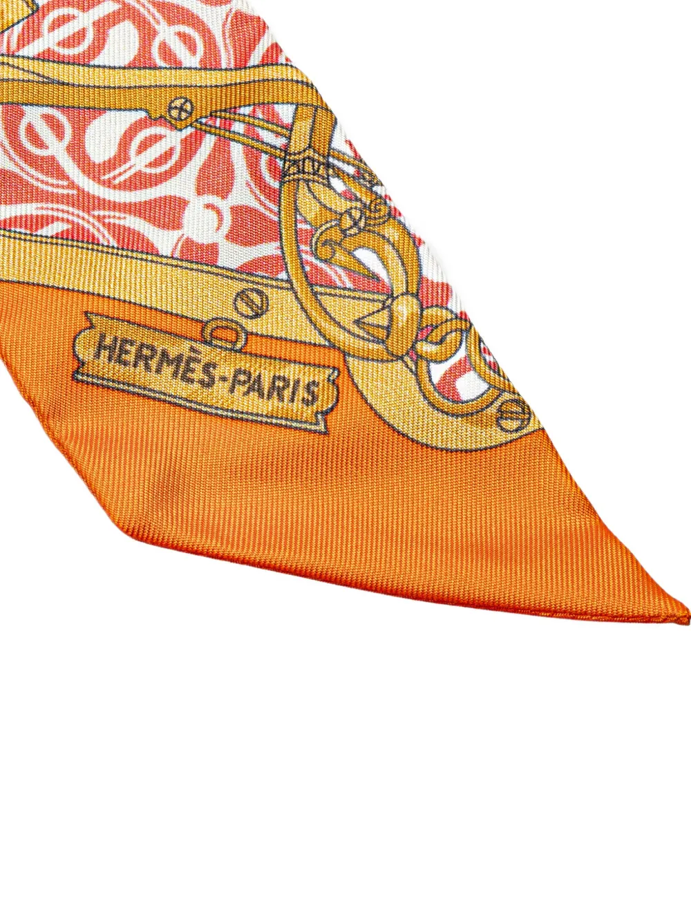 Affordable Hermes 21st Century Mors Et Gourmettes Remix Silk Twilly Scarf scarves Women