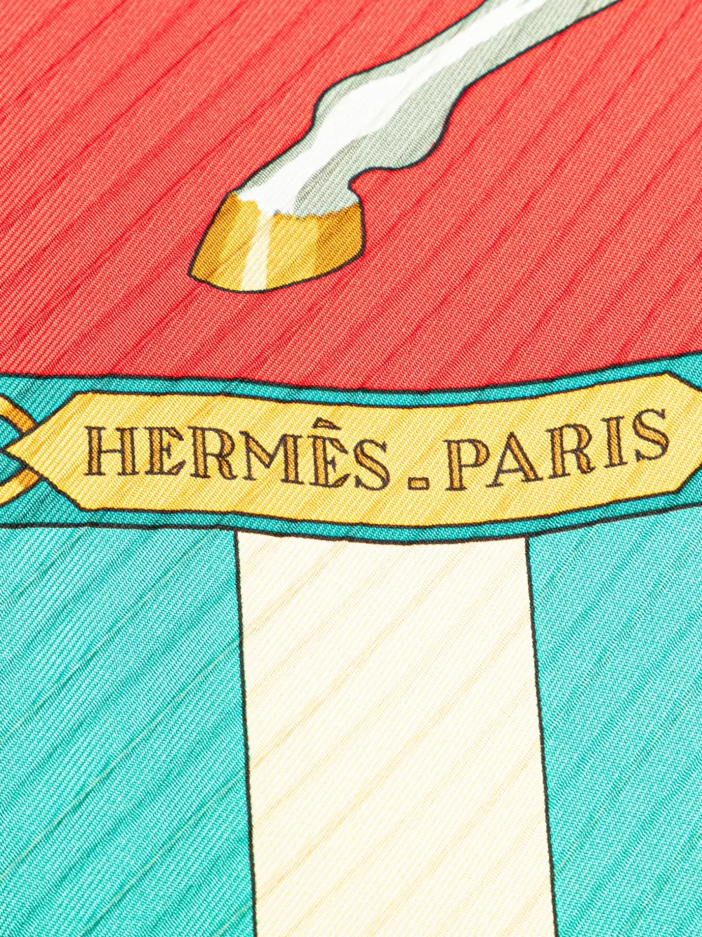 Affordable Hermes 20th Century Chocs En Plumes Pleated Silk Scarf scarves Women