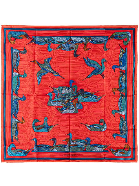 Hermes 2000 Duck Silk Scarf scarves Women