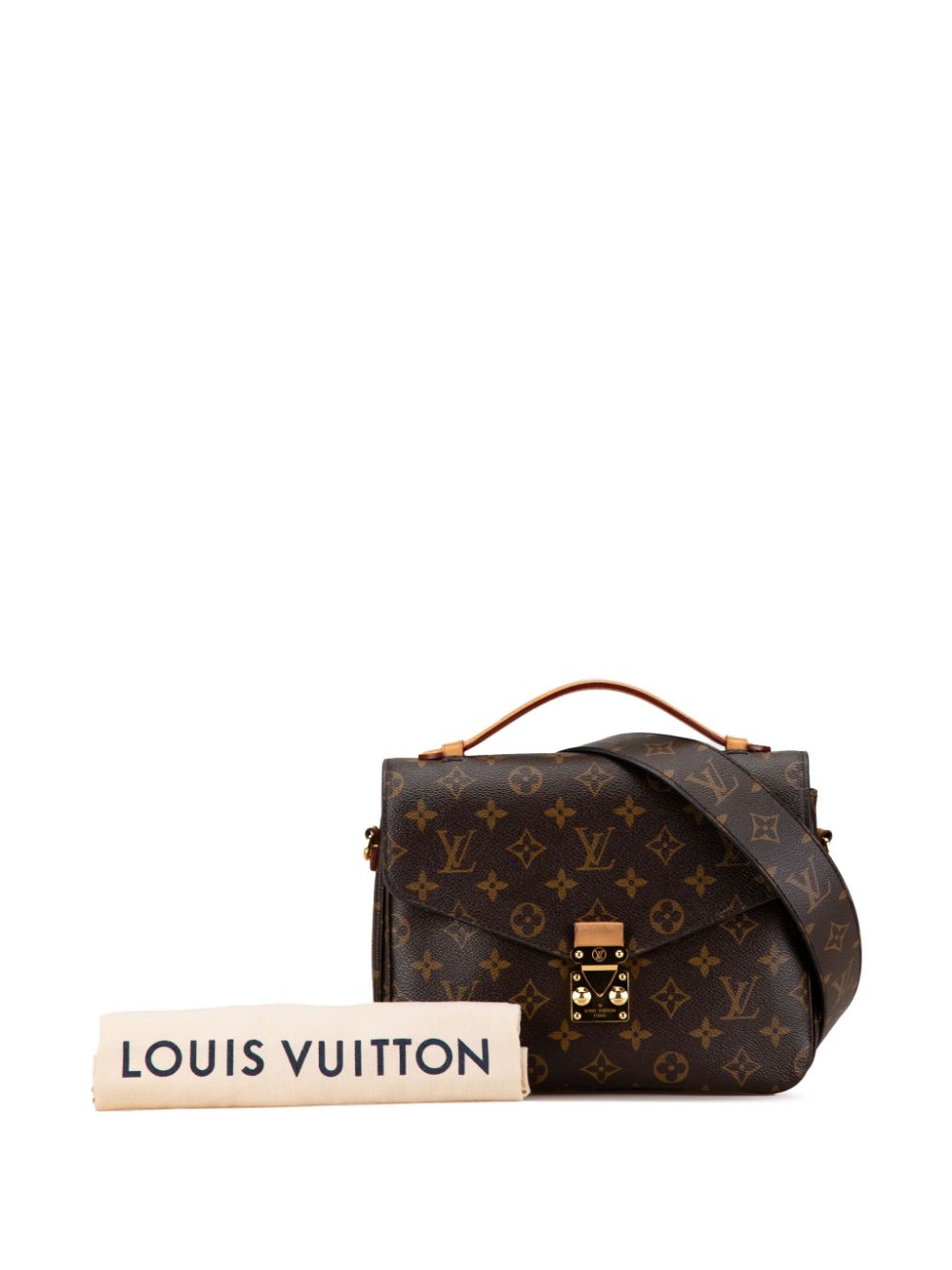 Louis Vuitton Pre-Owned 2013 Monogram Pochette Metis satchel - Bruin