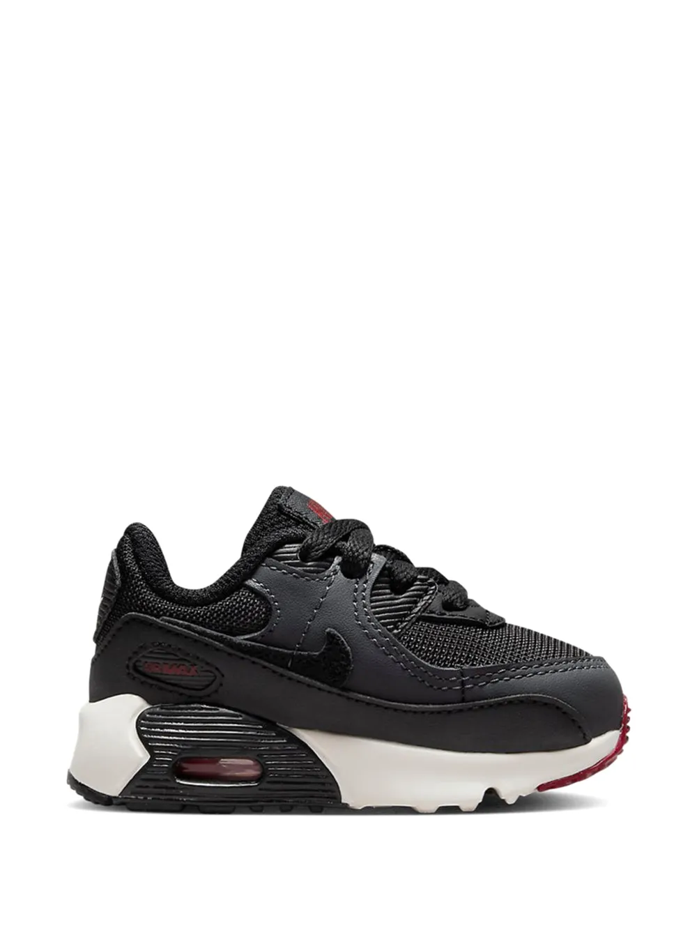 Nike Kids Air Max 90 lace-up sneakers Zwart