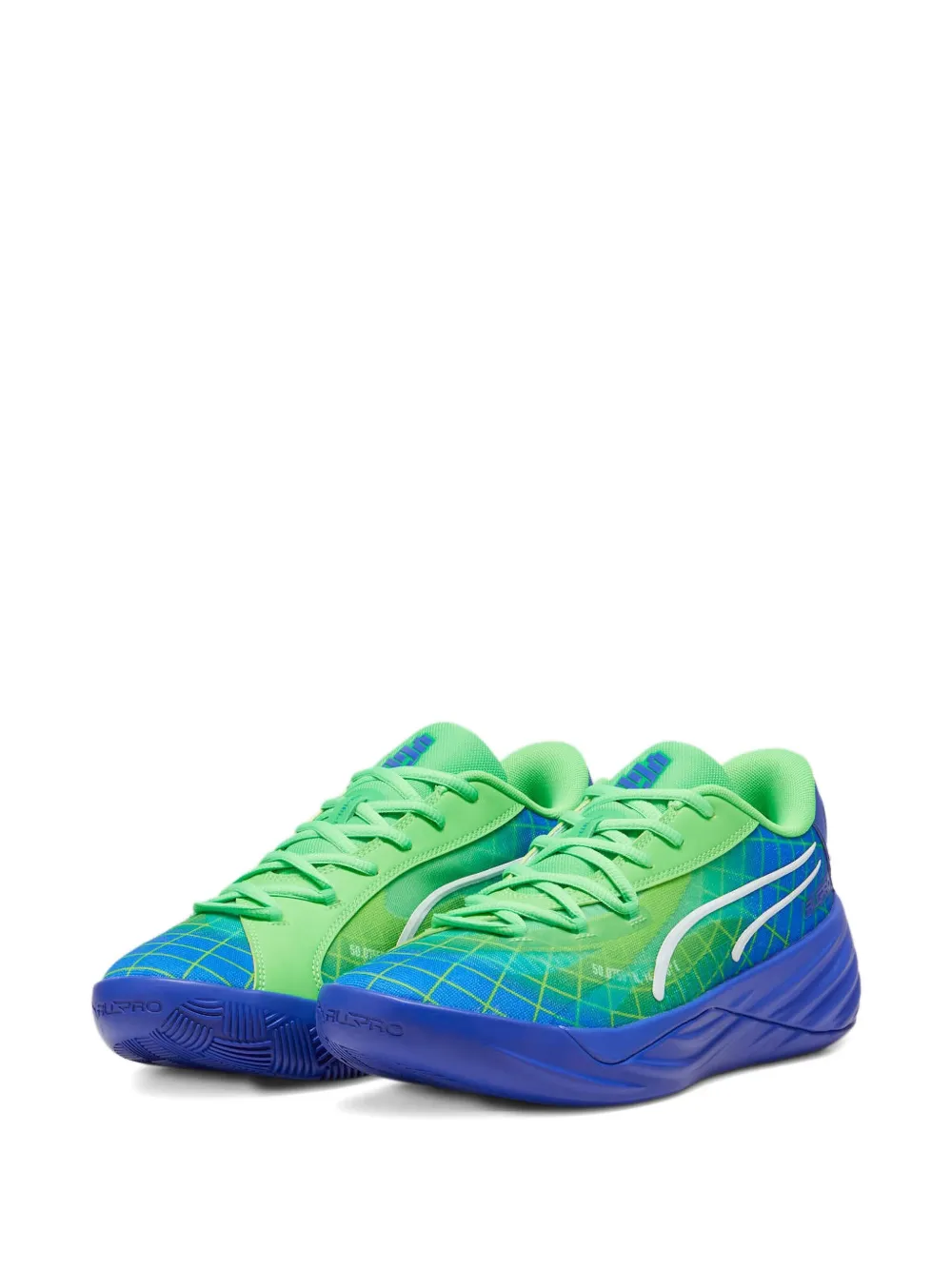 Puma All-pro Nitro Marcus Smart Sneakers In Green