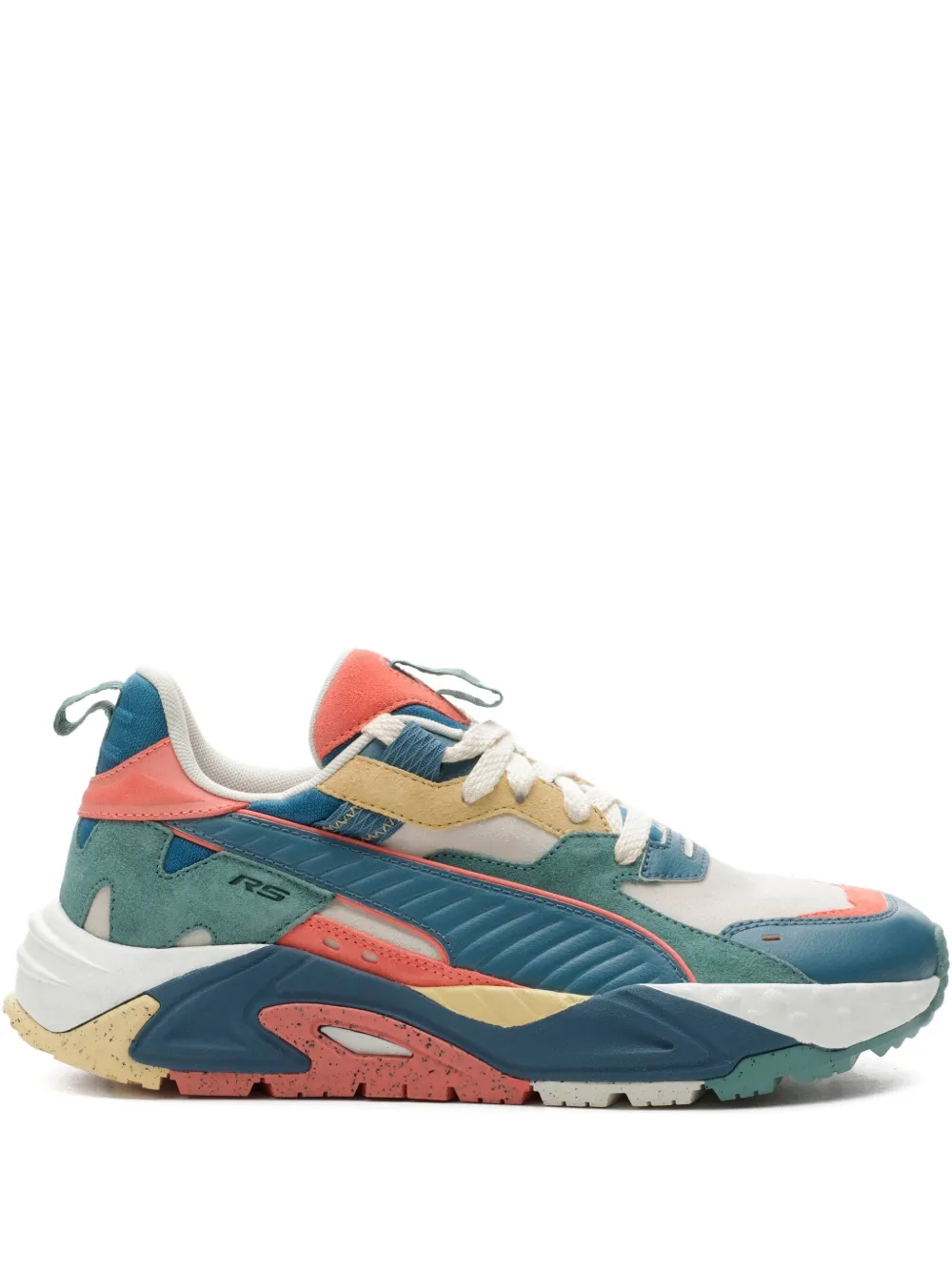 PUMA RS-Trck "Vapor Grey Deep Dive Hibiscus Flower" sneakers Blue