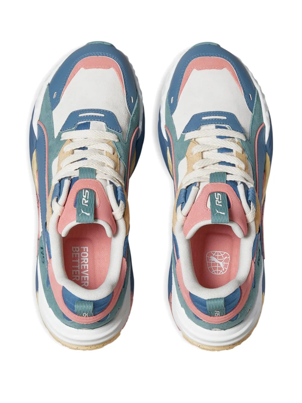 PUMA RS-Trck "Vapor Grey Deep Dive Hibiscus Flower" sneakers Blue
