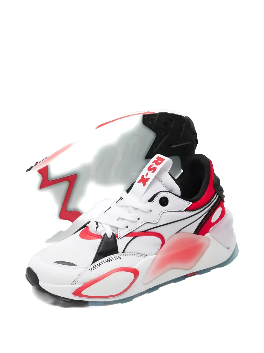 Puma Rs-xl "red/white" Sneakers In White