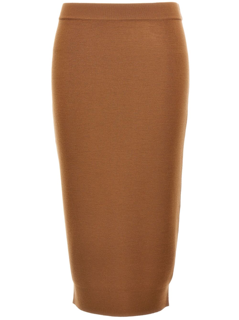 Saint Laurent Mila pencil skirt - Brown