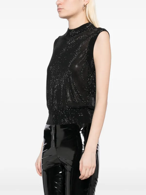 人気【AlexanderWang】アレキサンダーワン/モックネックトップス Alexander Wang モックネック トップ | ブラック | FARFETCH JP
