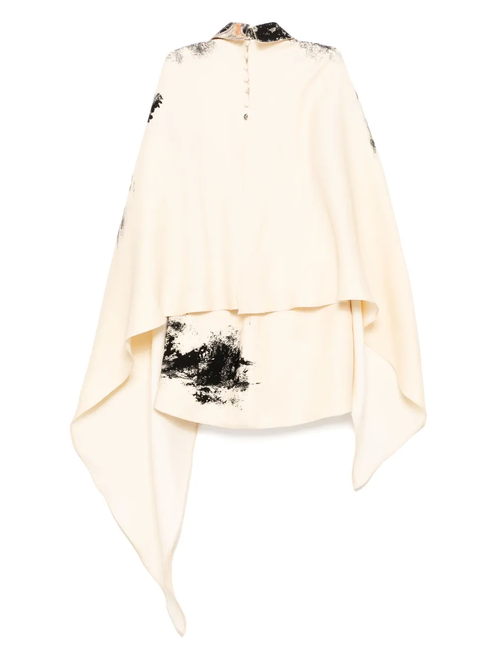 Isabel Sanchis Landscape print dress - Geel