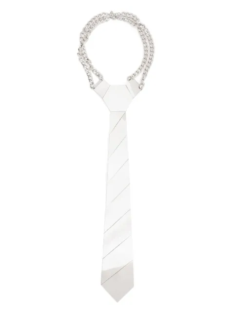 Isabel Sanchis metal tie necklace