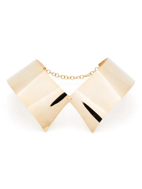 Isabel Sanchis metal collar necklace 