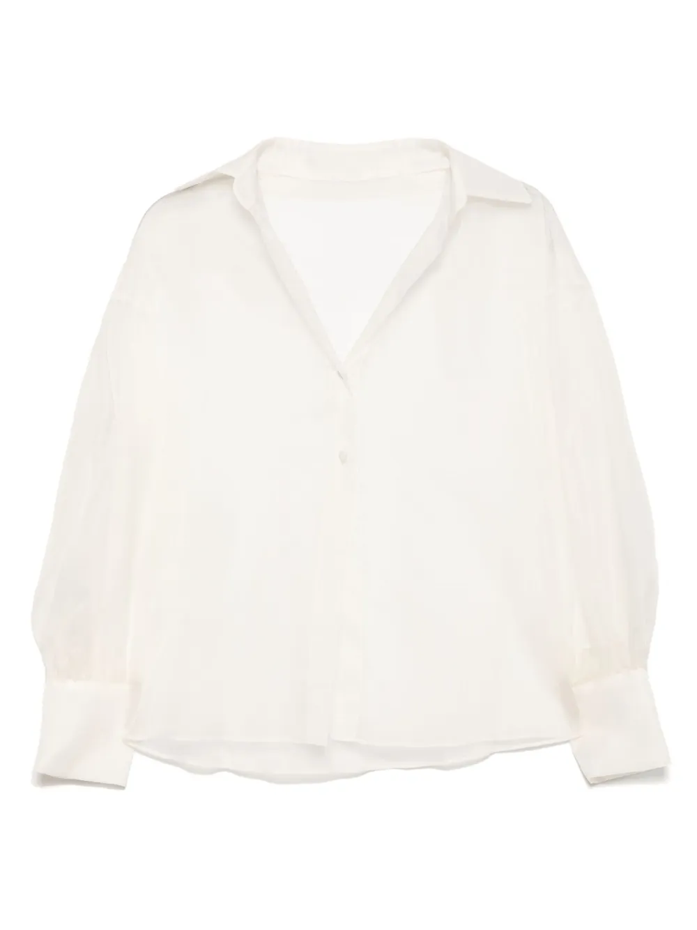 Isabel Sanchis silk long sleeves shirt | blanco | Image 1