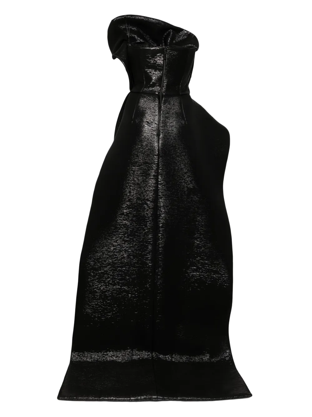 Isabel Sanchis architectural dress - Zwart