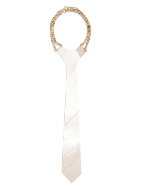 Isabel Sanchis metal tie necklace