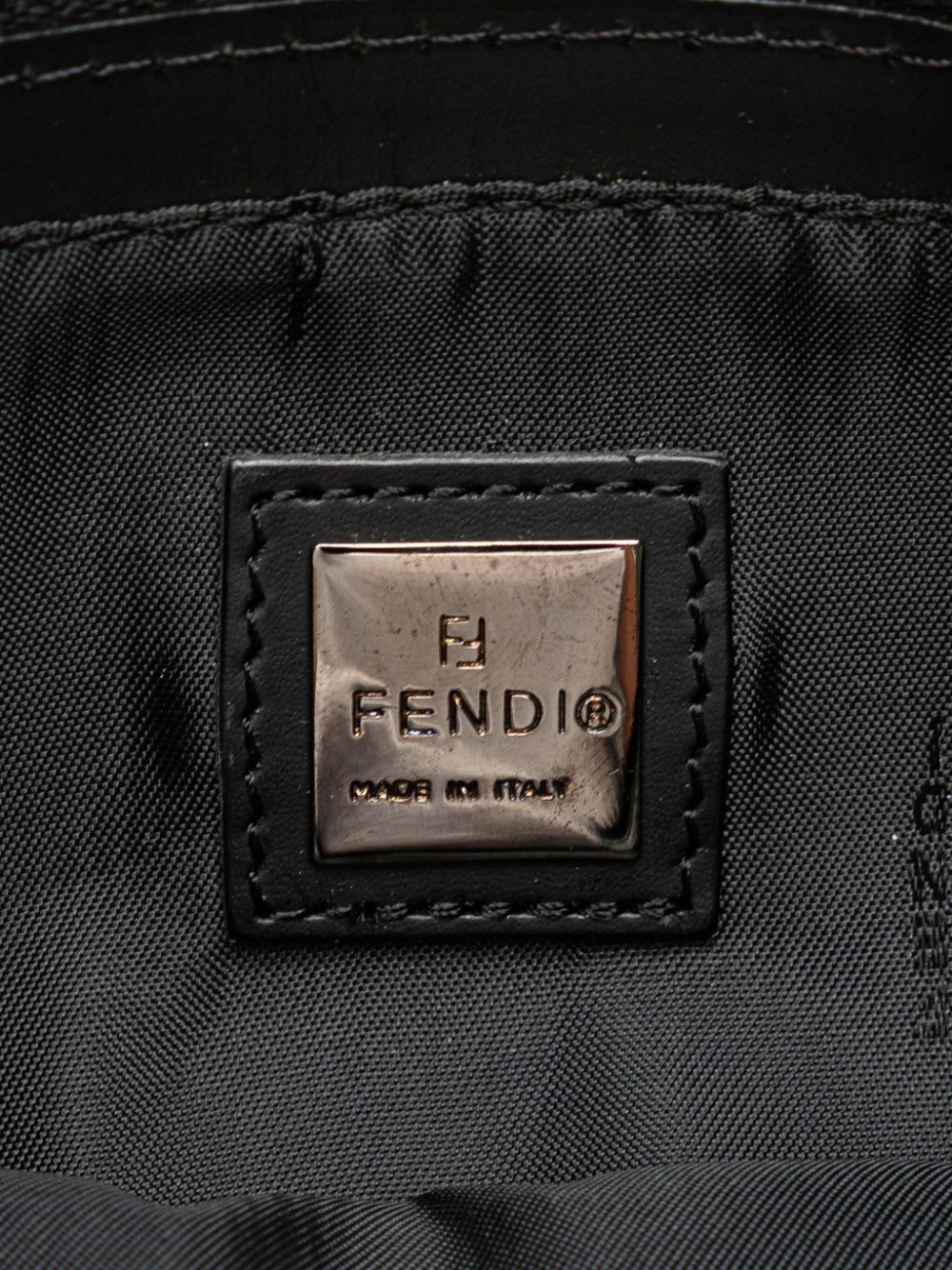 Fendi 2000-2010 Zucchino Canvas Pochette shoulder bag