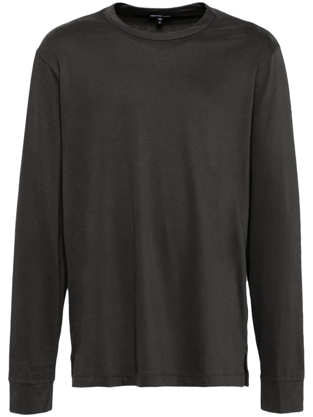 James Perse Heavy Luxe T-shirt met lange mouwen Groen