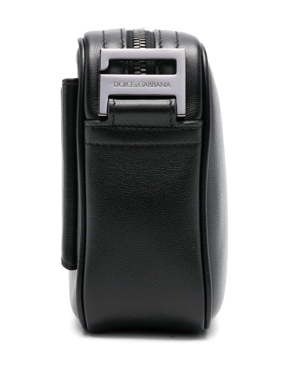 Dolce & Gabbana Leren messengertas Zwart