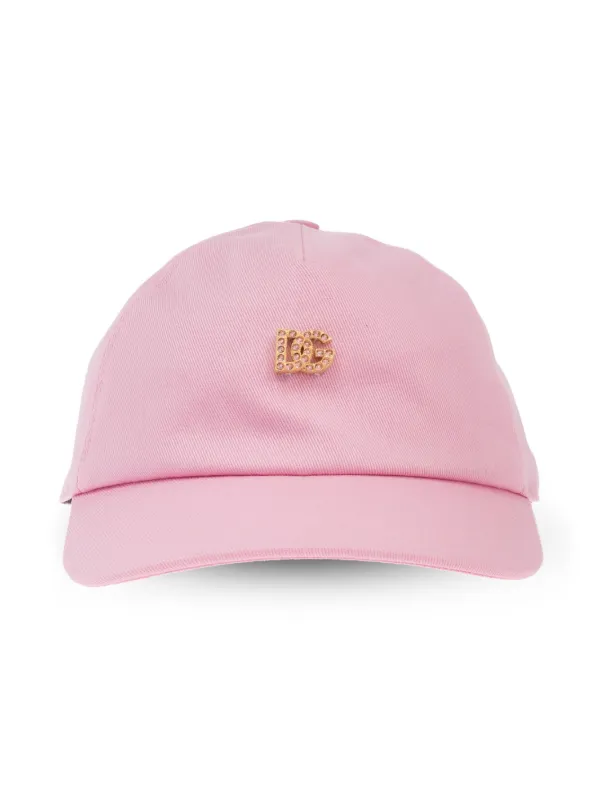 DOLCE&GABBANA キッズロゴキャップ Dolce & Gabbana Kids ロゴ キャップ | ピンク | FARFETCH JP