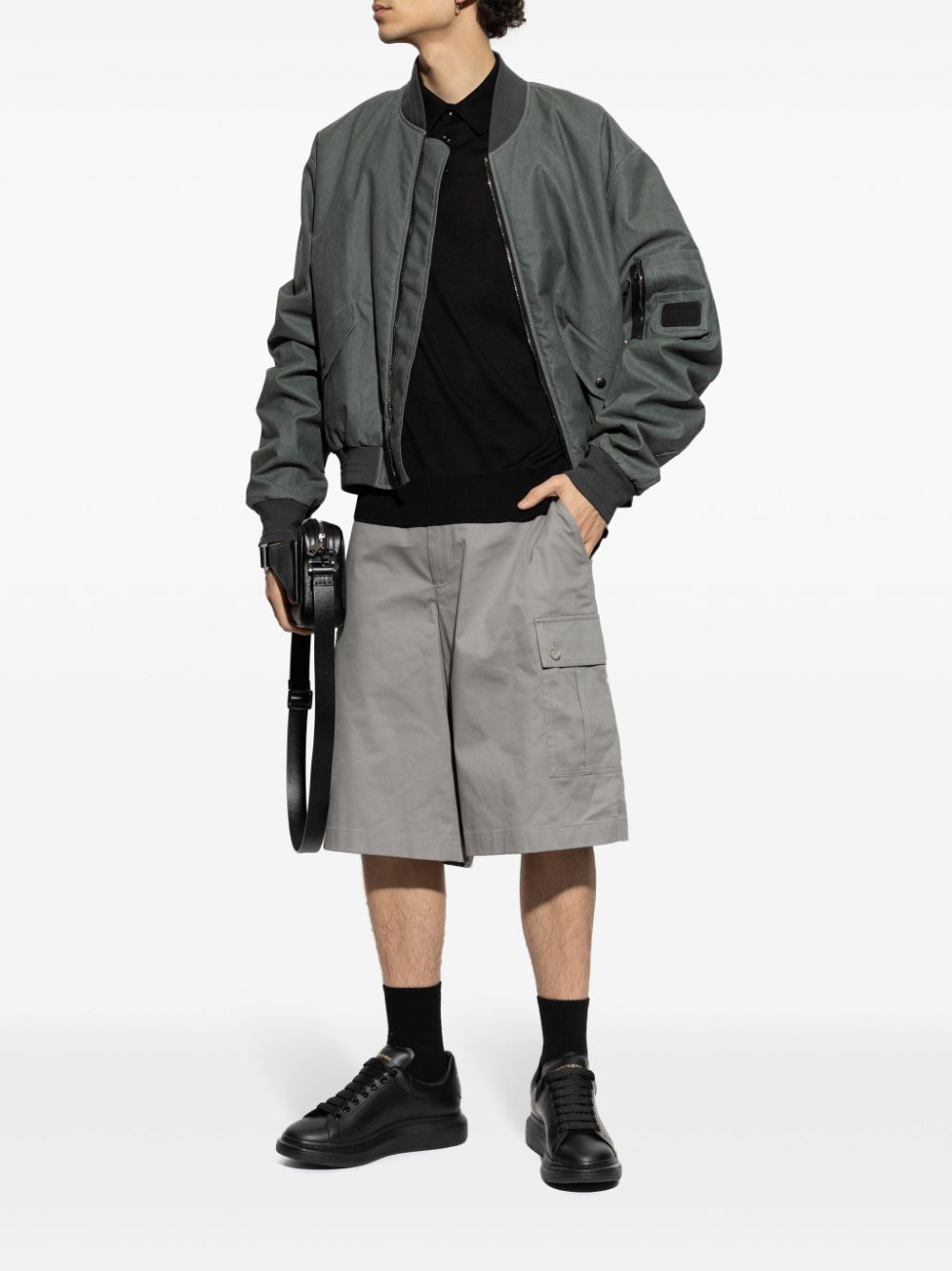 Dolce & Gabbana cotton cargo shorts - Grijs