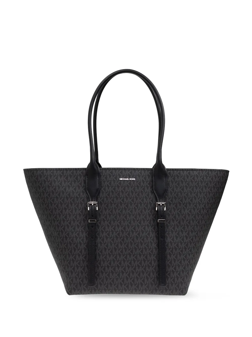 Michael Michael Kors Double Handle Shoulder Bag In Black