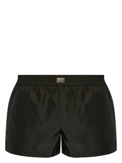 Dolce & Gabbana logo-plaque swim shorts