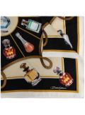 Dolce & Gabbana perfume bottle-print scarf - Black