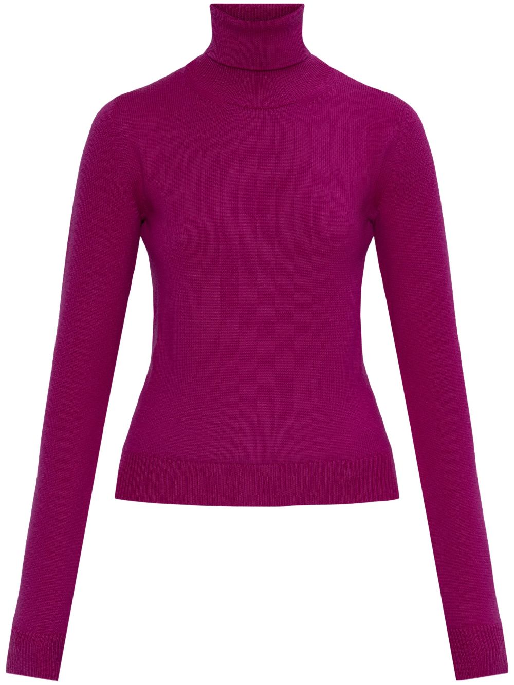 roll-neck wool jumper