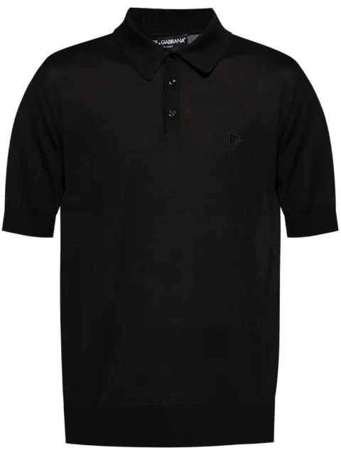 Dolce & Gabbana embroidered-logo polo shirt