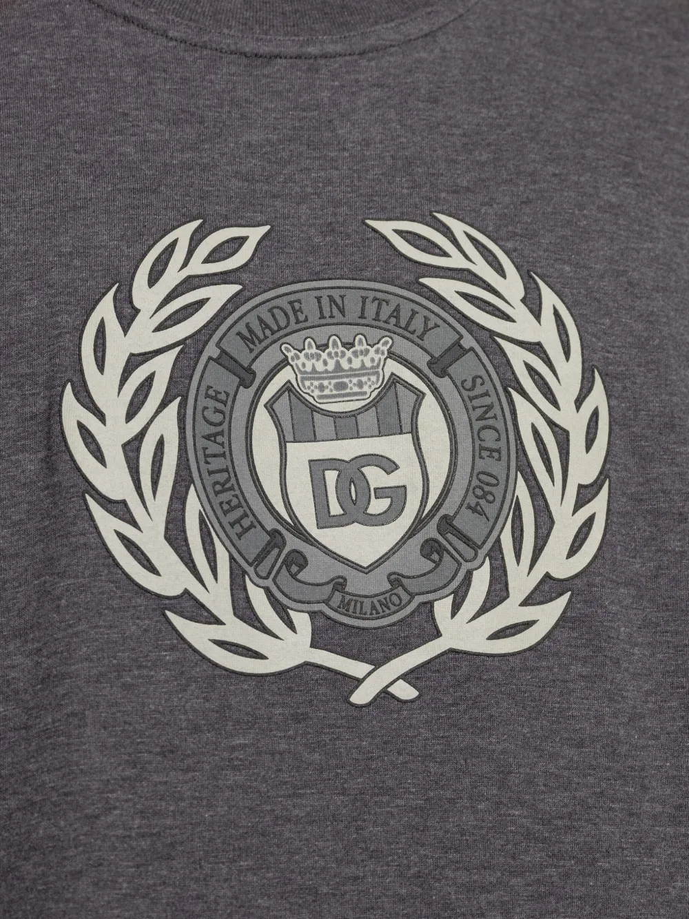 Dolce & Gabbana T-shirt met logoprint Grijs