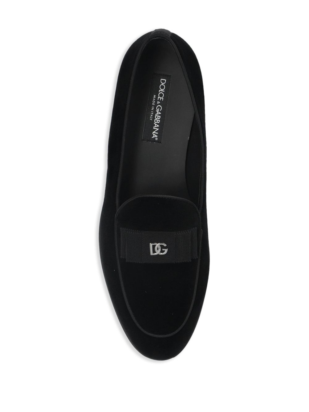 Dolce & Gabbana Loafers met logoplakkaat Zwart