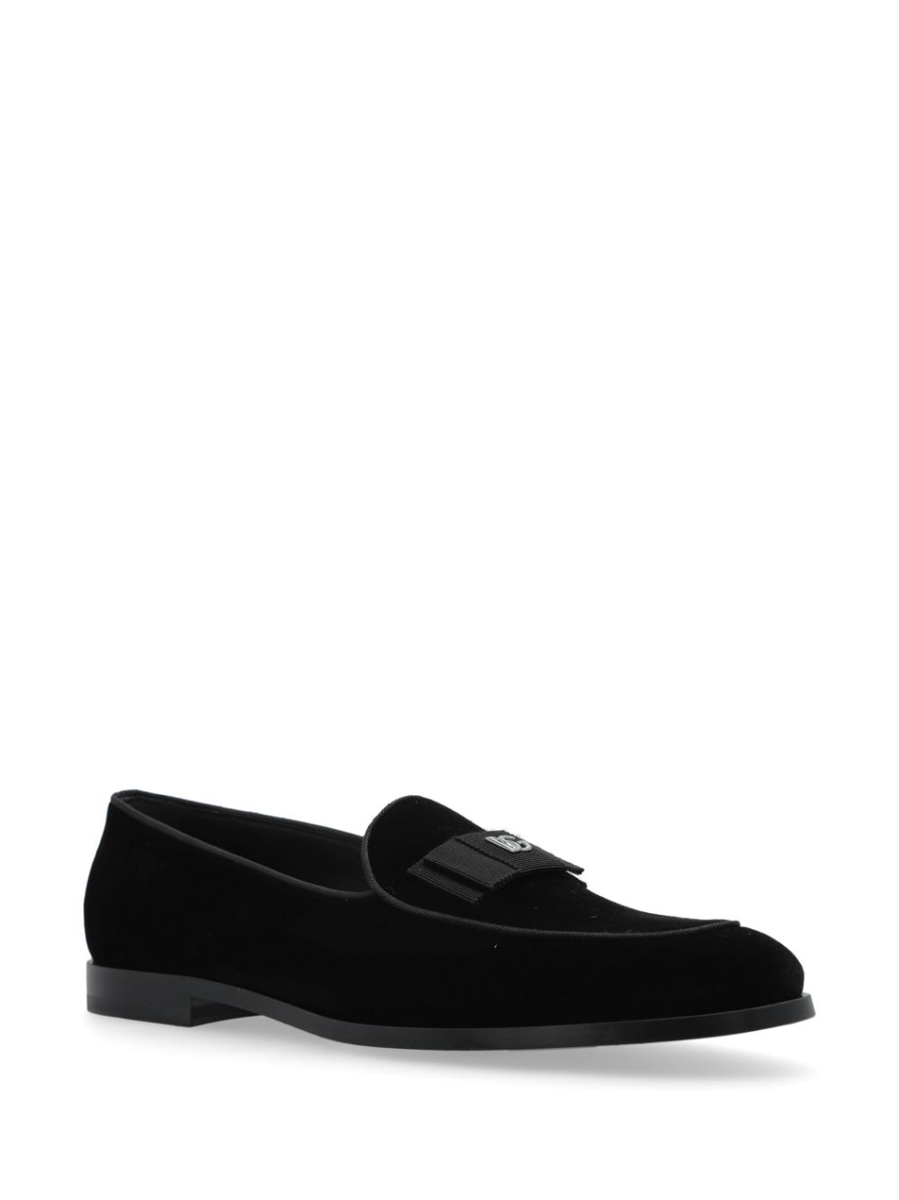 Dolce & Gabbana Loafers met logoplakkaat Zwart