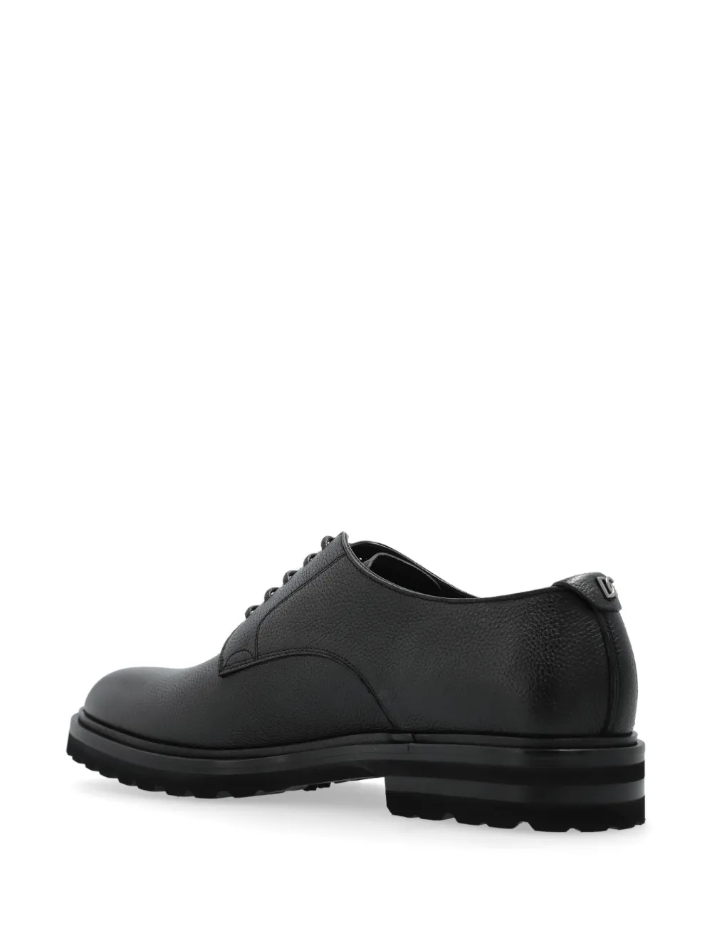 Dolce & Gabbana grained derby shoes Black