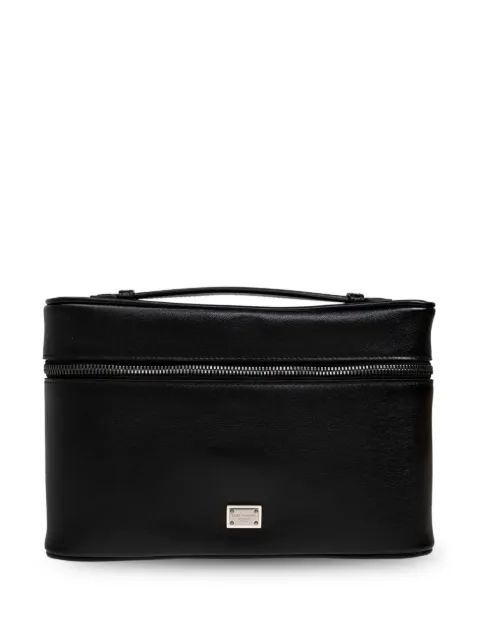 Dolce & Gabbana logo plaque wash bag