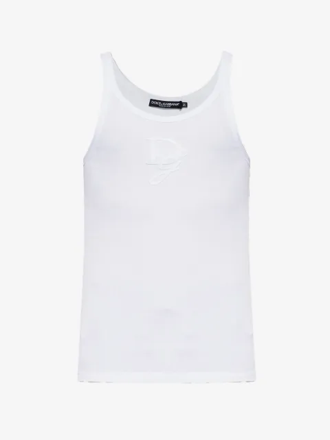 Dolce & Gabbana logo-embroidered vest