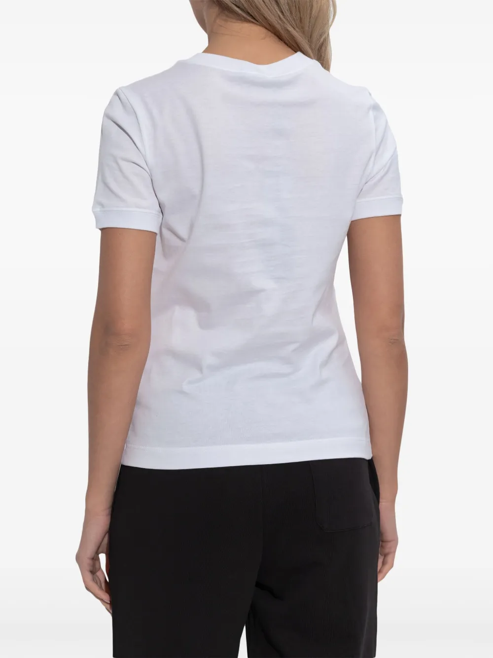 Dolce & Gabbana T-shirt met geborduurd logo Wit