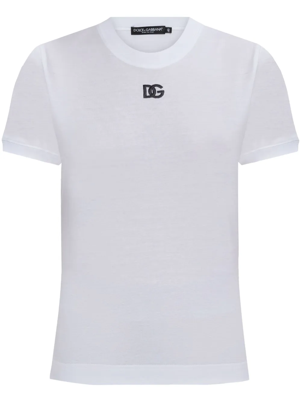 Dolce & Gabbana playera con logo bordado | blanco | Image 1