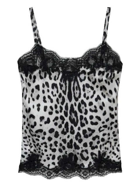 Dolce & Gabbana leopard-print camisole