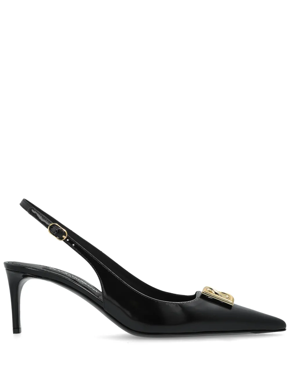 Dolce & Gabbana 60mm DG-logo slingback pumps Black