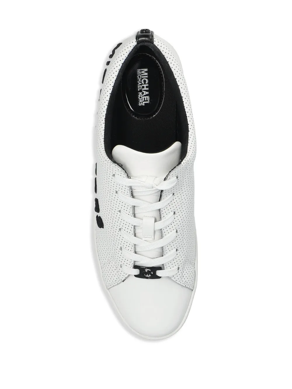 Michael Kors logo-embroidered sneakers White