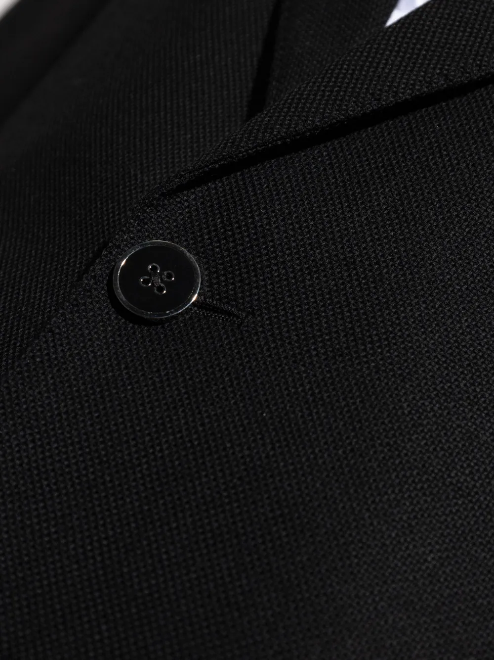 Dolce & Gabbana Wollen blazer met enkele rij knopen Zwart