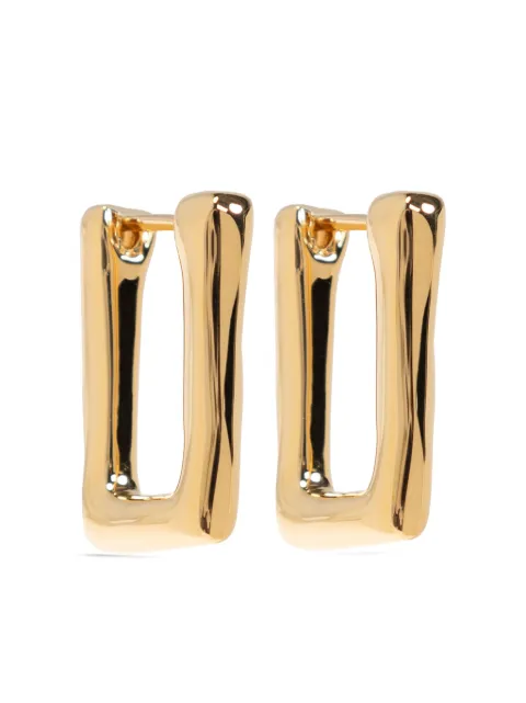 Jil Sander rectangle earrings