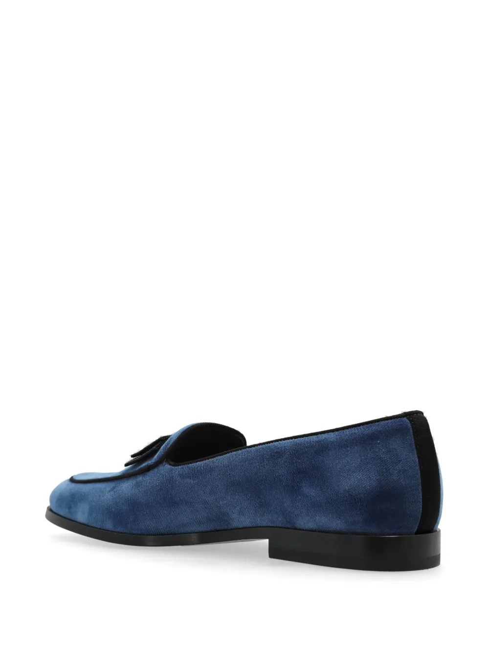 Dolce & Gabbana velvet loafers Blue