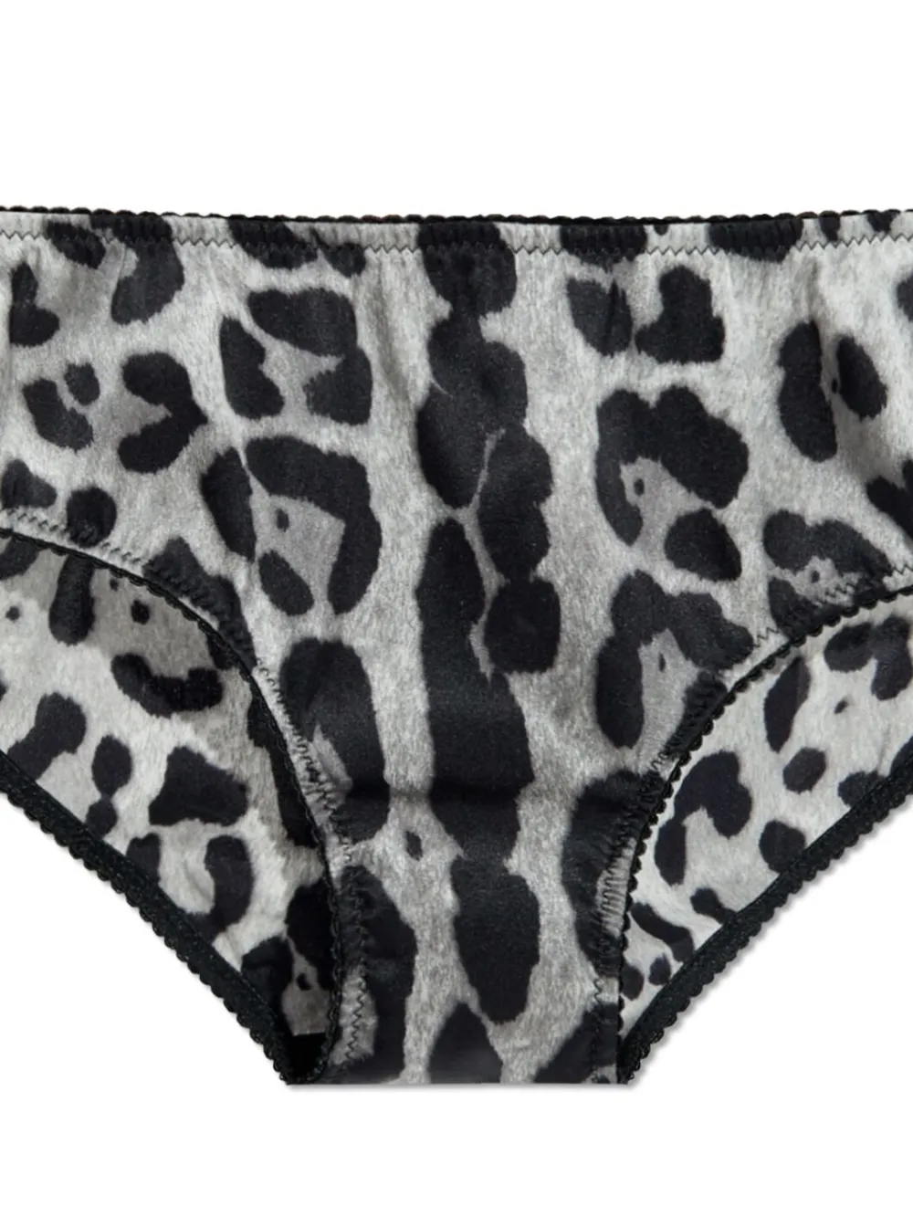 dolce&gabbana Dolce & Gabbana Slip met luipaardprint - Grijs