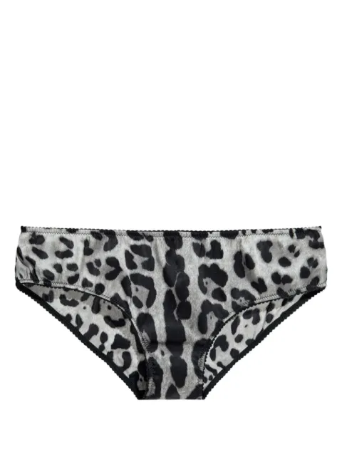 Dolce & Gabbana calzones con estampado de leopardo
