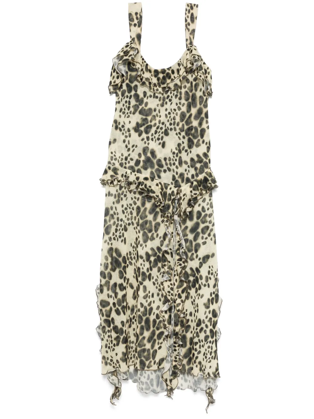 Image 1 of SIEDRES animal-print long dress